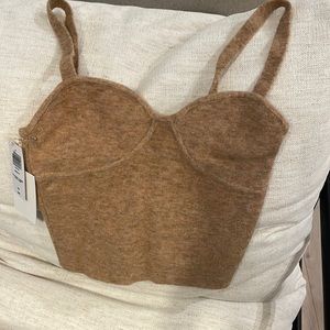 Heather tan Sicily top